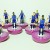 Subbuteo Andrew Table Soccer Toulouse 2016-17 on classic Hasbro bases